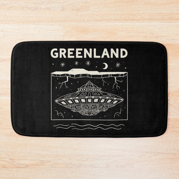 Item preview, Greenland Hidden Alien Spacecraft Underground Retro designed and sold by zzz888.