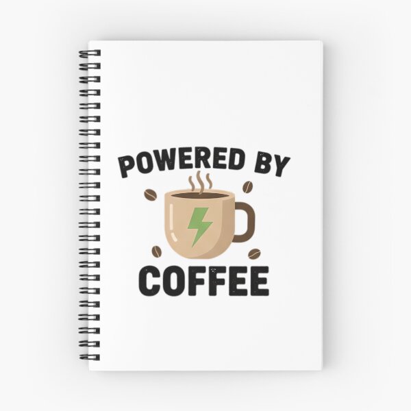 Item preview, Powered by Coffee - Caffeine Battery Boost designed and sold by LowPowerPrints.