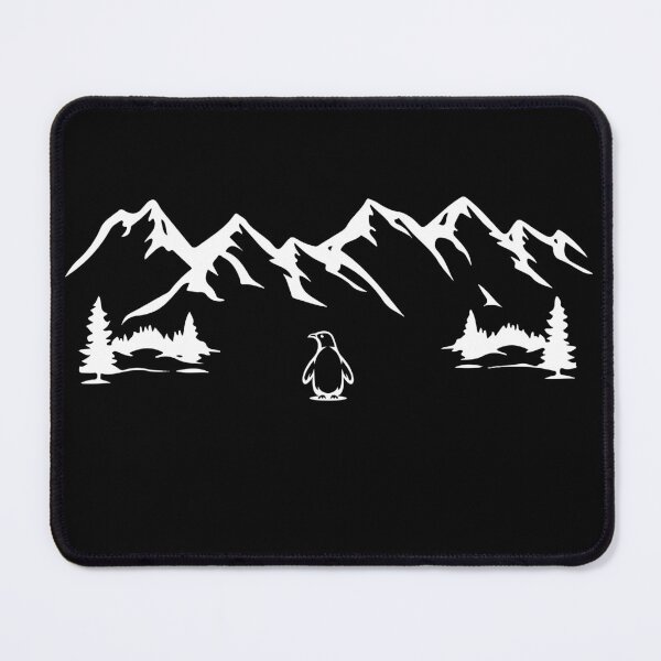 Item preview, Penguin But Why Head Towards The Mountains Motivational designed and sold by PrintItStudio.