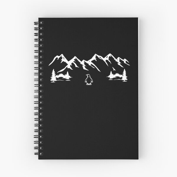Item preview, Penguin But Why Head Towards The Mountains Motivational designed and sold by PrintItStudio.