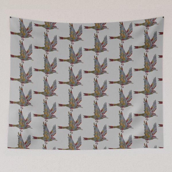 Item preview, Colorful and Abstract Flying Bird designed and sold by darksteel101.