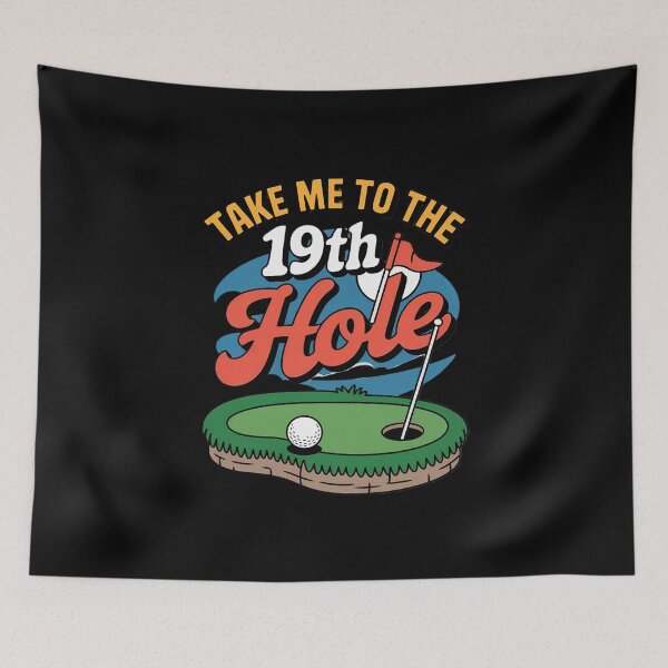 Item preview, Take Me To The 19th Hole Golf Golfer Golfing Cute Gag designed and sold by MarryIsMonth.