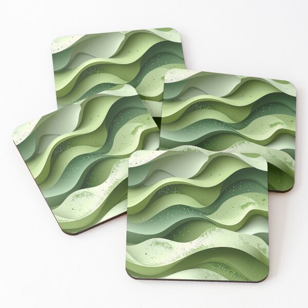 Item preview, Matcha Green Abstract Pattern – Japanese Minimal Style designed and sold by MIXER'07.