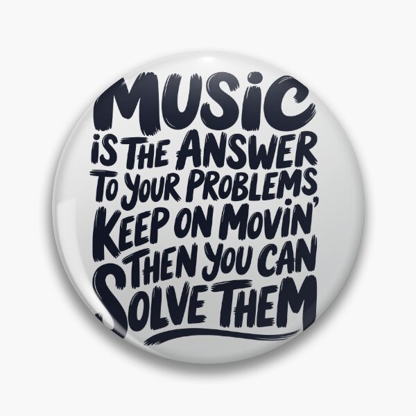 Item preview, Music Is the Answer Typography Poster – Hand-Painted Quote Art for DJs & Electronic Music Lovers designed and sold by paulo silveira.