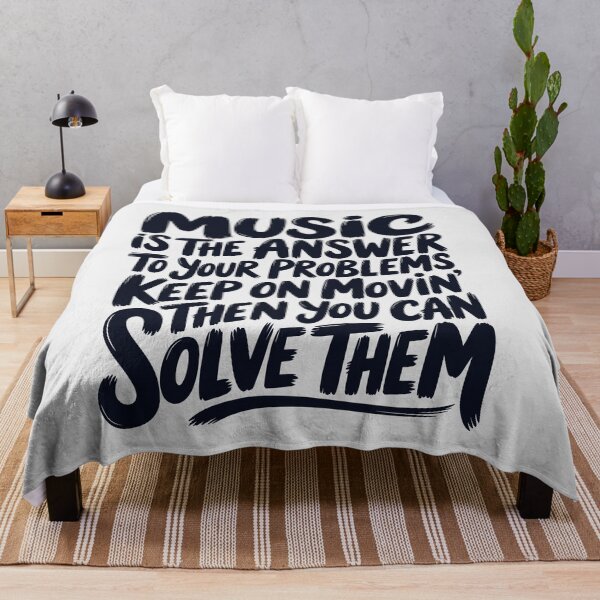 Item preview, Music Is the Answer Typography Poster – Hand-Painted Quote Art for DJs & Electronic Music Lovers designed and sold by paulo silveira.