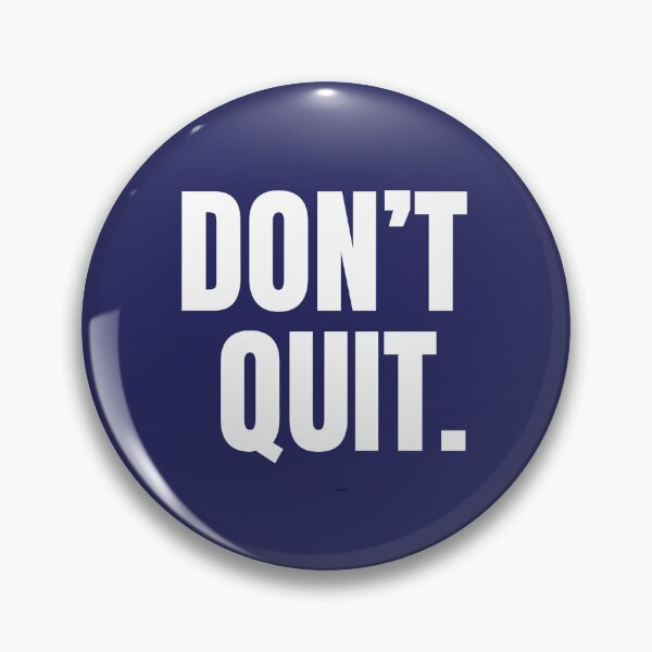 Item preview, Don’t Quit – White Bold Motivational Quote Gym & Mindset Design designed and sold by NilofaDesigns.
