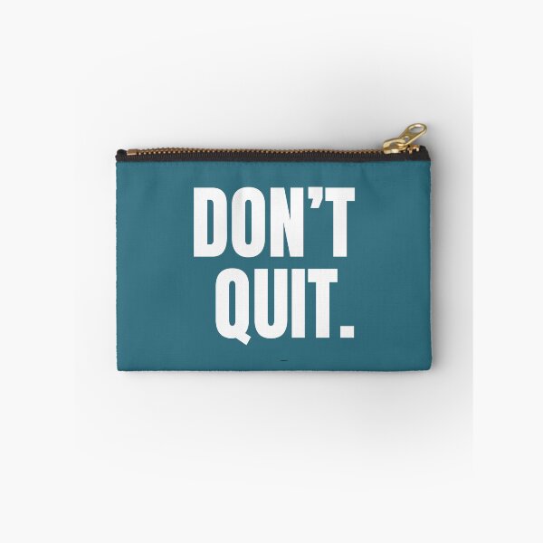 Item preview, Don’t Quit – White Bold Motivational Quote Gym & Mindset Design designed and sold by NilofaDesigns.