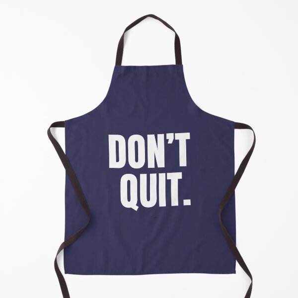 Item preview, Don’t Quit – White Bold Motivational Quote Gym & Mindset Design designed and sold by NilofaDesigns.