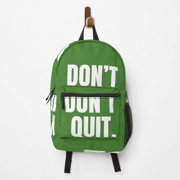 Item preview, Don’t Quit – White Bold Motivational Quote Gym & Mindset Design designed and sold by NilofaDesigns.