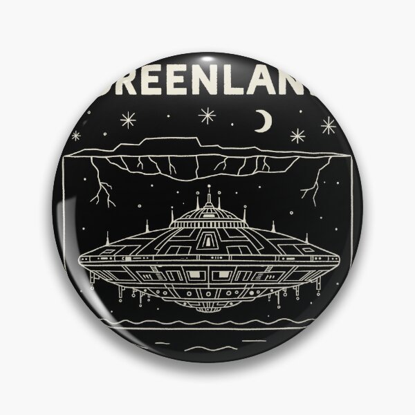 Item preview, Greenland Underground Secret Alien Base Retro Sci-Fi designed and sold by zzz888.