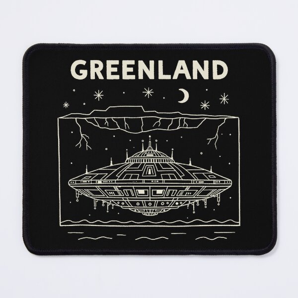 Item preview, Greenland Underground Secret Alien Base Retro Sci-Fi designed and sold by zzz888.