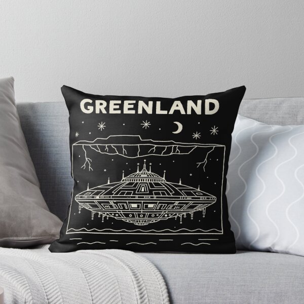 Item preview, Greenland Underground Secret Alien Base Retro Sci-Fi designed and sold by zzz888.