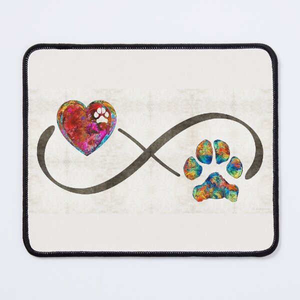 Item preview, Infinity Dog Love Art - Always And Forever - Sharon Cummings designed and sold by Sharon Cummings Art.