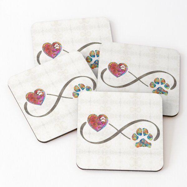 Item preview, Infinity Dog Love Art - Always And Forever - Sharon Cummings designed and sold by Sharon Cummings Art.