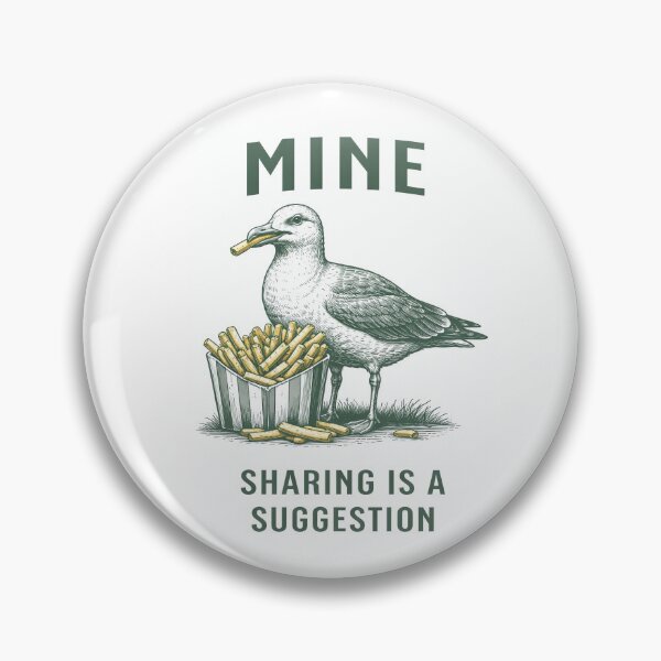 Item preview, Selfish Seagull designed and sold by WanderWildlyCo.