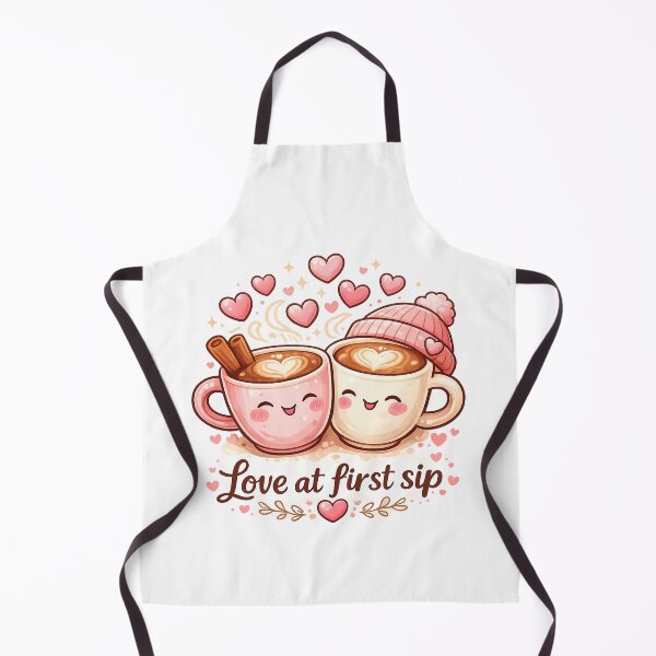 Item preview, Love at First Sip Cute Coffee Illustration designed and sold by VibePrint2.