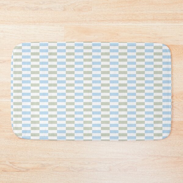 Item preview, Simple Geometric Grid Of Alternating Horizontal Bricks In Blue And Green  designed and sold by EliveraDesigns.