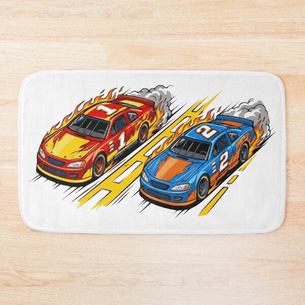 Item preview, Cool Sports Car Street Race Red Versus Blue designed and sold by AmazonArt.