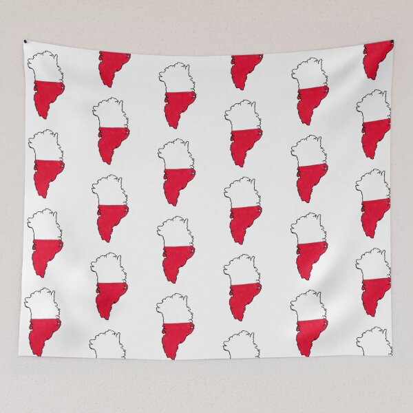 Item preview, Greenland Map designed and sold by NinniSilver.