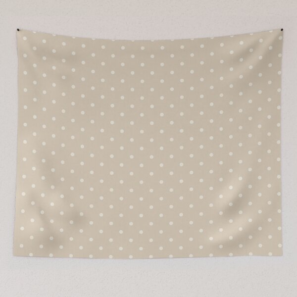 Item preview, Beige and cream polka dot pattern designed and sold by RishabhArts1.