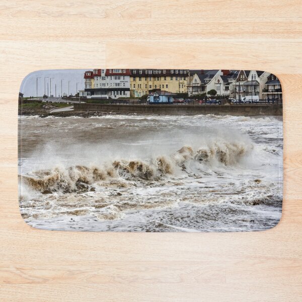Item preview, Porthcawl Seafront, Storm Ingrid designed and sold by VnGphoto.