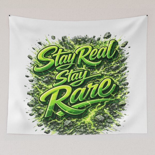 Item preview, Stay Real Stay Rare designed and sold by Combat Skies.