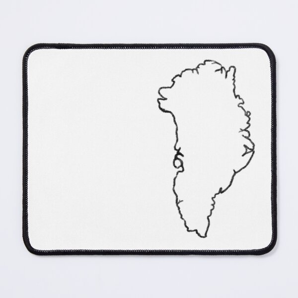 Item preview, Greenland Map Outline designed and sold by NinniSilver.