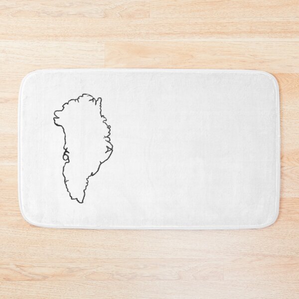 Item preview, Greenland Map Outline designed and sold by NinniSilver.