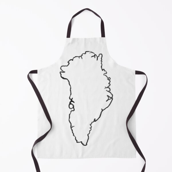Item preview, Greenland Map Outline designed and sold by NinniSilver.