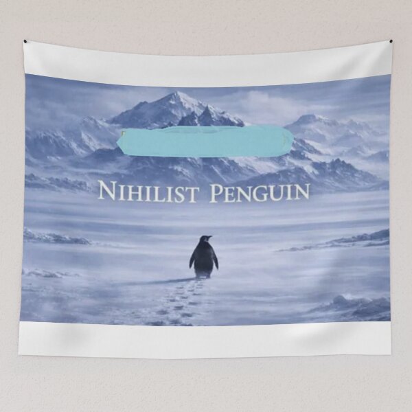 Item preview, Nihilist Penguin designed and sold by felipequeiroz.