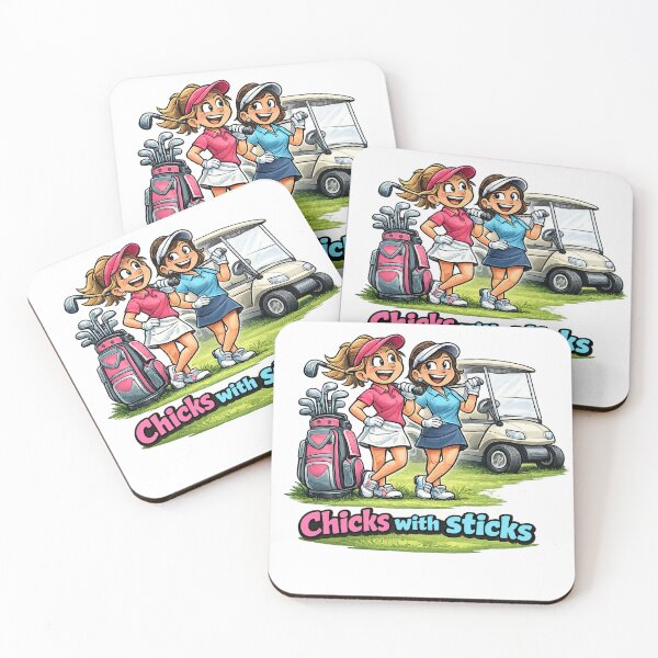 Item preview, Best Friends Women Golfers Chicks With Sticks designed and sold by SapphireKunai.