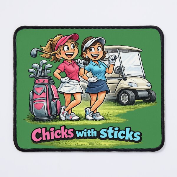 Item preview, Best Friends Women Golfers Chicks With Sticks designed and sold by SapphireKunai.