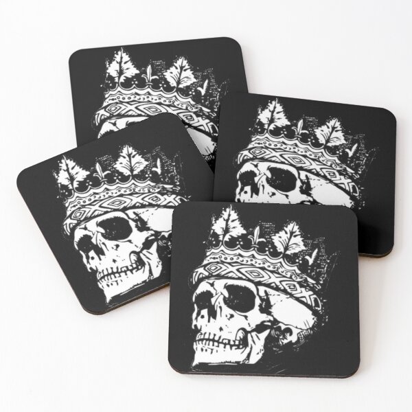 Item preview, Skull and Crown Engraving | Royal Memento Mori Illustration designed and sold by Based History.
