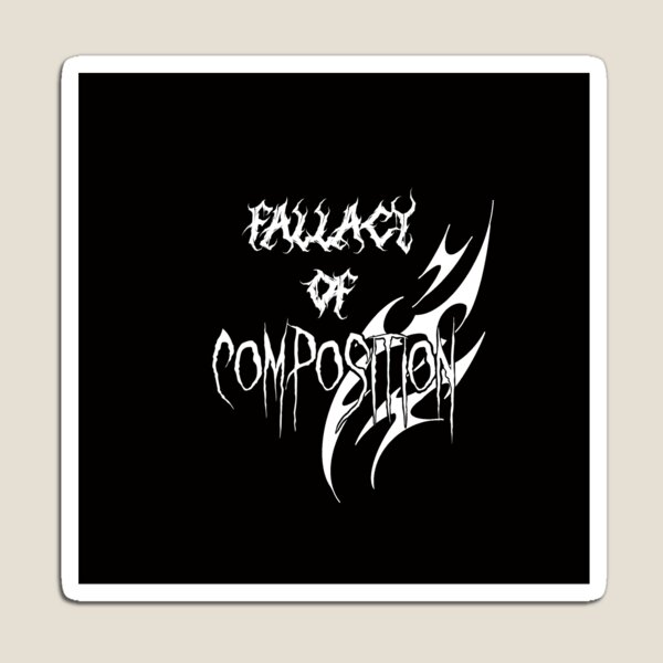 Item preview, fallacy of composition + logo  designed and sold by Fallacy-Band.