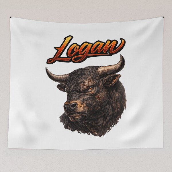 Item preview, Logan Bull Zodiac — Power and Determination of the Chinese Ox designed and sold by AlexLineArt.