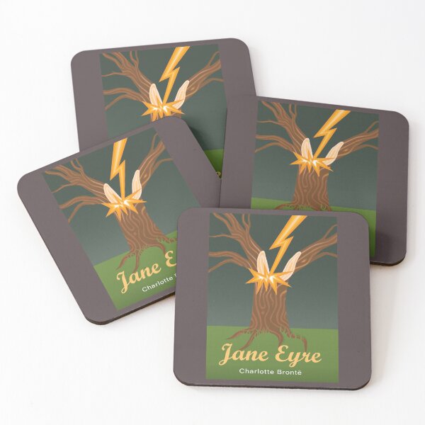 Item preview, Jane Eyre Lightning Strike Book Cover Minimalist designed and sold by artisticlivy.