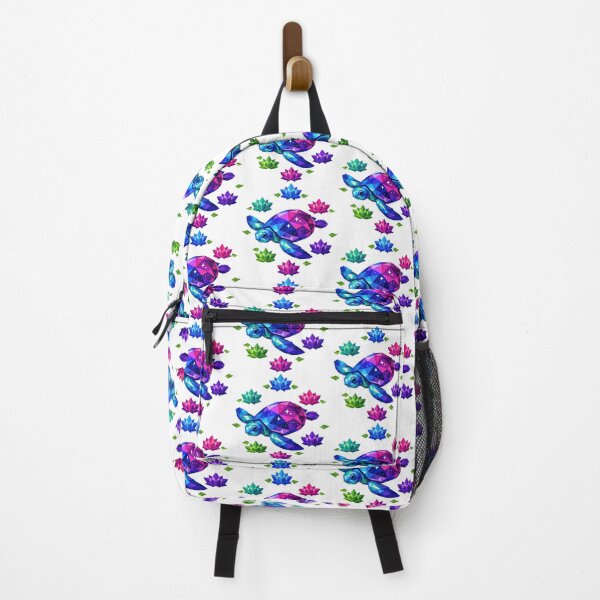 Item preview, Low Poly Galaxy Shell Sea Turtle with Geometric Lotus Frame designed and sold by zoughlal.