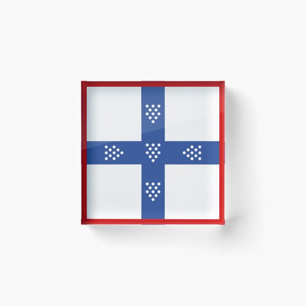 Item preview, Reconquista Era Portuguese Banner | Medieval Portugal Flag (Blue Cross Quinas) designed and sold by Based History.
