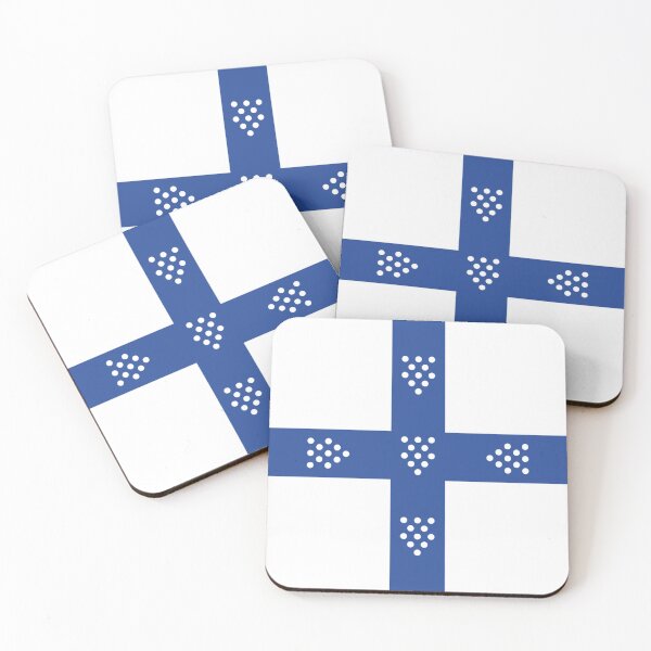 Item preview, Reconquista Era Portuguese Banner | Medieval Portugal Flag (Blue Cross Quinas) designed and sold by Based History.