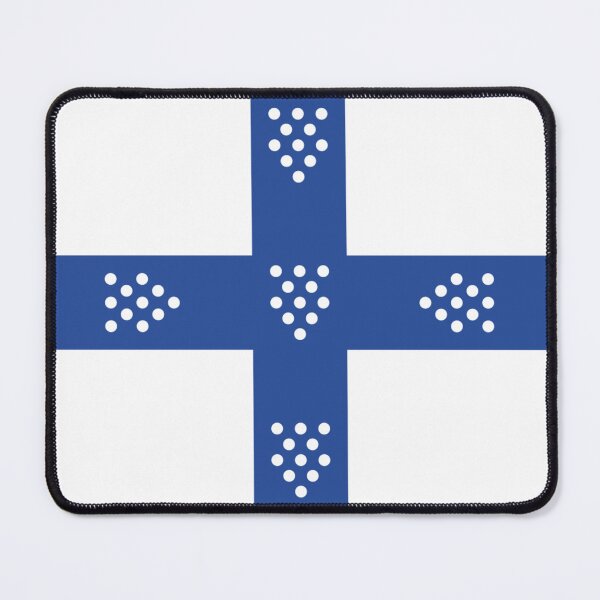 Item preview, Reconquista Era Portuguese Banner | Medieval Portugal Flag (Blue Cross Quinas) designed and sold by Based History.