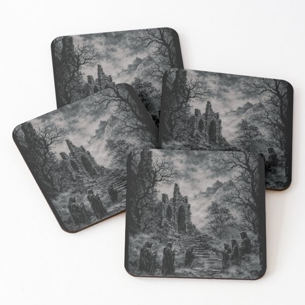 Item preview, Monks Amongst Ruins designed and sold by Dungeon-Shop.