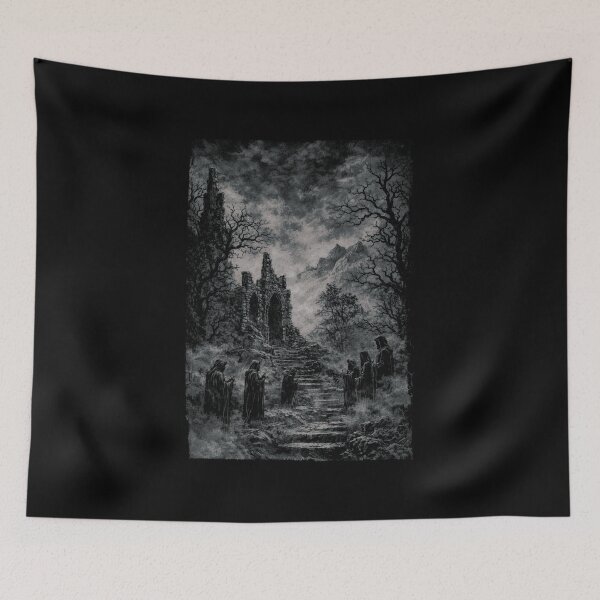 Item preview, Monks Amongst Ruins designed and sold by Dungeon-Shop.