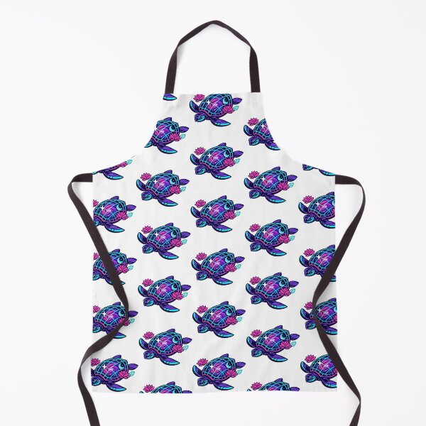 Item preview, Synthwave Grid Shell Sea Turtle with Neon Lotus Accents designed and sold by zoughlal.