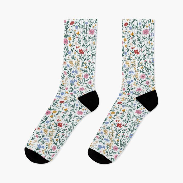 Item preview, Fresh Spring Wildflower Pattern with Soft Botanical Charm designed and sold by tamoora.