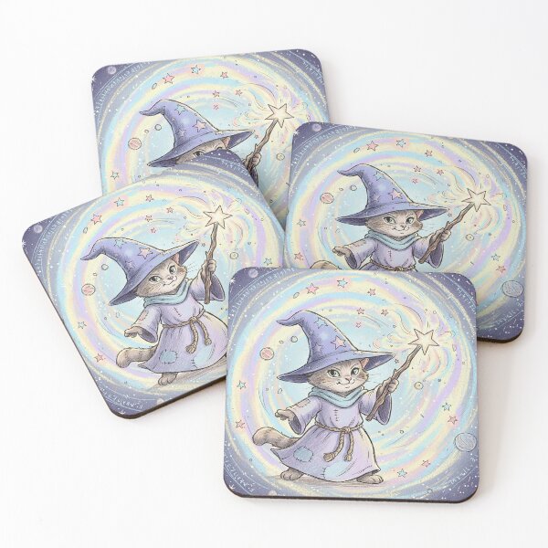 Item preview, Magical Wizard Cat - Mystic Vintage Sketch Illustration designed and sold by VisualRotaStudio .