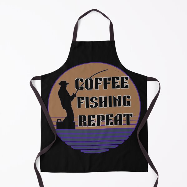 Item preview, Coffee Fishing Repeat Funny Fishing Saying designed and sold by Lovemountain.
