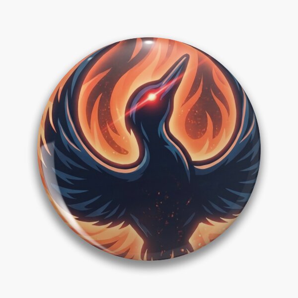 Item preview, Fiery Rebel Loon Phoenix Mascot Rising Art designed and sold by DGtaLrtcom.