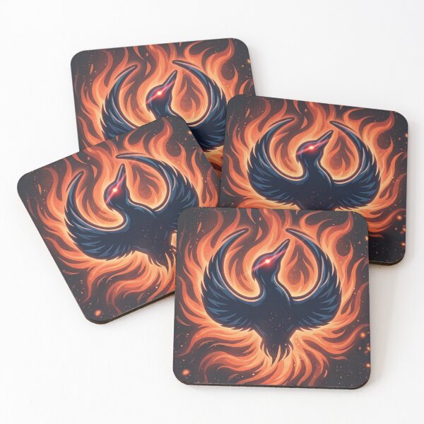 Item preview, Fiery Rebel Loon Phoenix Mascot Rising Art designed and sold by DGtaLrtcom.