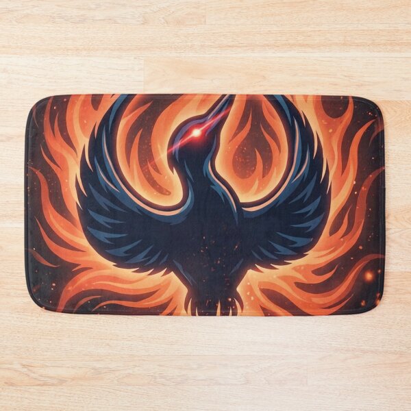 Item preview, Fiery Rebel Loon Phoenix Mascot Rising Art designed and sold by DGtaLrtcom.