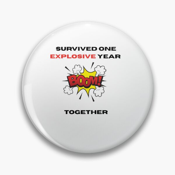 Item preview, One Explosive Year Together Funny Gifts For Couples designed and sold by Claudia3891.